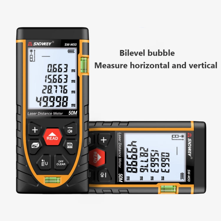 SNDWAY SW-M70 Laser Distance Meter Infrared Measuring Instrument, Distance: 70m - Laser Rangefinder by SNDWAY | Online Shopping South Africa | PMC Jewellery | Buy Now Pay Later Mobicred