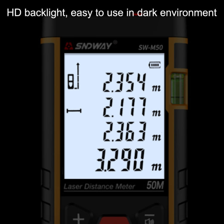 SNDWAY SW-M70 Laser Distance Meter Infrared Measuring Instrument, Distance: 70m - Laser Rangefinder by SNDWAY | Online Shopping South Africa | PMC Jewellery | Buy Now Pay Later Mobicred