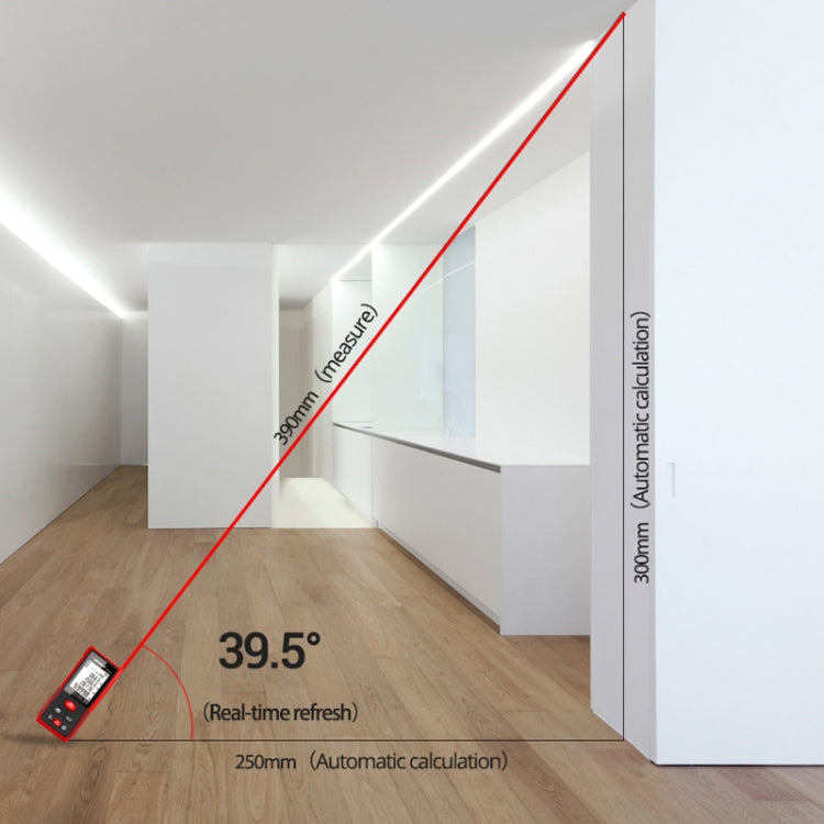 SNDWAY SW-DS100 Handheld Laser Rangefinder Infrared Laser Ruler, Distance: 100m - free shipping - PMC TechLife - Order now!