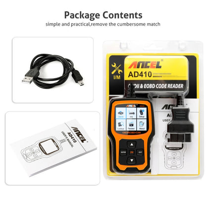 ANCEL AD410 OBD2 Car Universal Auto Diagnostic Scanner - Code Readers & Scan Tools by PMC Jewellery | Online Shopping South Africa | PMC Jewellery