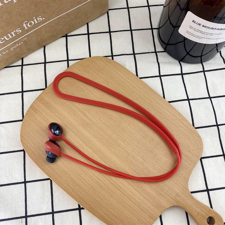 2 PCS Bluetooth Earphone Silicone Anti-Lost Cord For Samsung Glaxy Buds Pro(Red) - Anti-lost & Holder by PMC TechLife | Online Shopping South Africa | PMC TechLife