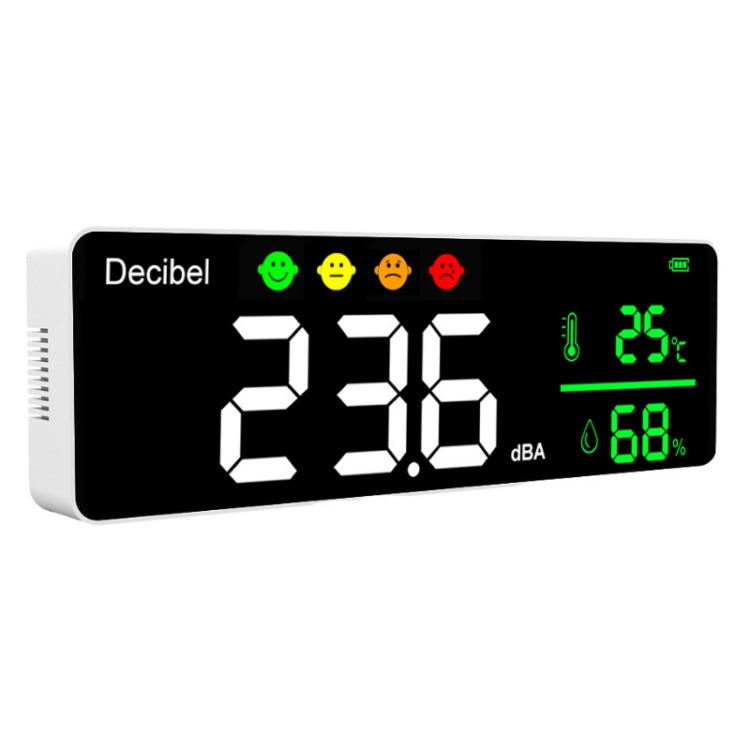 DM1306D Wall-mounted Decibel Meter Temperature & Humidity Detector - Light & Sound Meter by PMC Jewellery | Online Shopping South Africa | PMC Jewellery