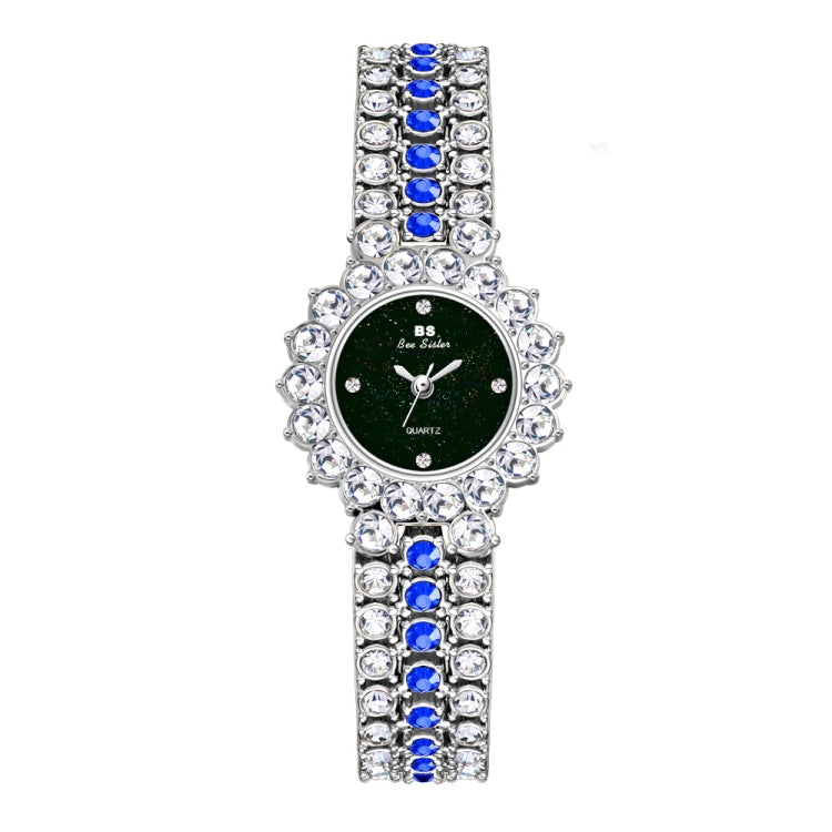 BS Bee Sister FA1580 Sparkling Full Diamond Watch Temperament Women Chain Watch(Rose Coffee) - Alloy Watches by BS Bee Sister | Online Shopping South Africa | PMC Jewellery | Buy Now Pay Later Mobicred