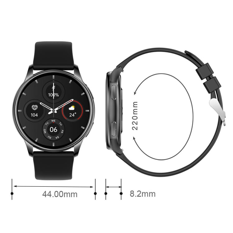 Wearkey Y23 1.32 Inch Health Monitoring Smart Watch with Password Lock(Silver Gray) - Smart Watches by Wearkey | Online Shopping South Africa | PMC Jewellery | Buy Now Pay Later Mobicred