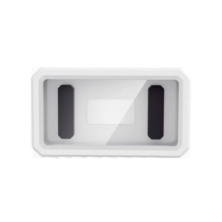 Retractable Rotating Bathroom Water-resistant Mobile Phone Box Wall Mount Mobile Phone Holder(White) - Hand-Sticking Bracket by PMC TechLife | Online Shopping South Africa | PMC TechLife