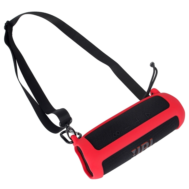 Bluetooth Speaker Silicone Protective Case For JBL Flip6(Red) - Protective Case by PMC TechLife | Online Shopping South Africa | PMC TechLife