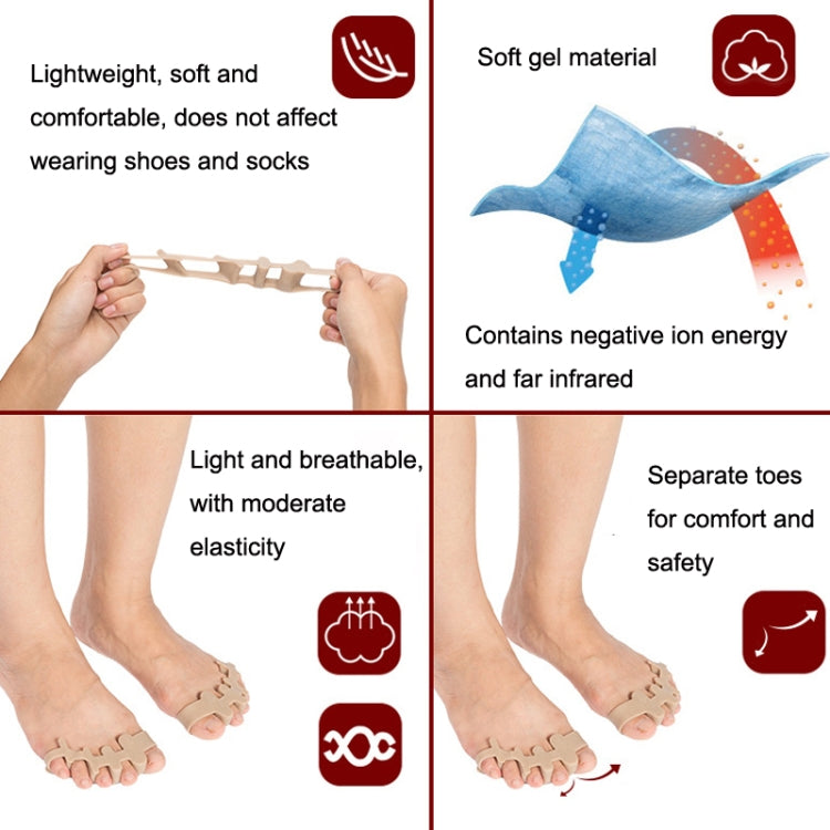 Home Use Toe Valgus Silicone Corrector Big Foot Toe Splitter - Corrector by PMC Jewellery | Online Shopping South Africa | PMC Jewellery