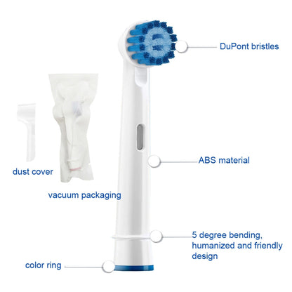 2 PCS For Oral-B Full Range of Electric Toothbrush Replacement Heads(Daily Cleaning) - Replacement Brush Heads by PMC Jewellery | Online Shopping South Africa | PMC Jewellery