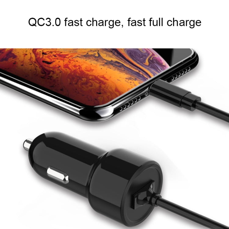 IBD321-Q3 Universal Fireproof Mobile Phone Car Charger, Model: 2.4A+12W - Car Charger by PMC TechLife | Online Shopping South Africa | PMC TechLife