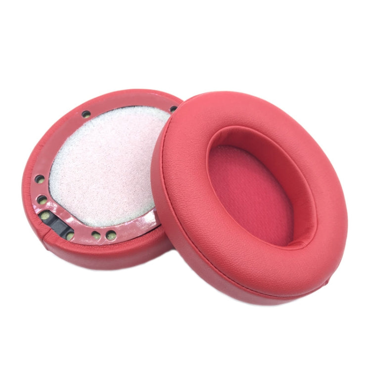 2 PCS Leather Soft Breathable Headphone Cover For Beats Studio 2/3, Color: Red - Earmuff & Pad by PMC TechLife | Online Shopping South Africa | PMC TechLife