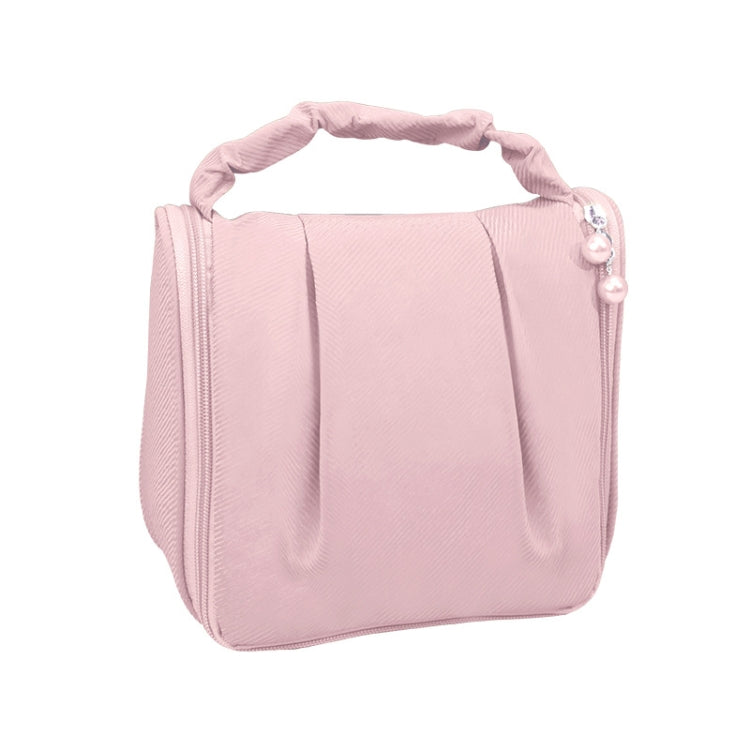 RH2205 Travel Hanging Pleated Portable Cosmetic Bag(Pink) - Storage Boxes by PMC Jewellery | Online Shopping South Africa | PMC Jewellery