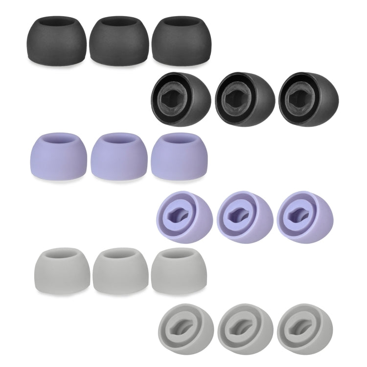 6 PCS Silicone Earplugs For TWS Samsung Galaxy Buds Pro( Large Black) - Anti-dust & Ear Caps by PMC Jewellery | Online Shopping South Africa | PMC Jewellery