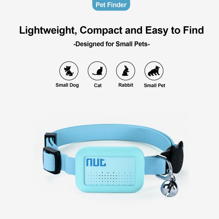 NUT Pet GPS Bluetooth Locator Anti-lost Collar Dog Cat Smart Positioning Tracker - Pet Tracker by PMC Jewellery | Online Shopping South Africa | PMC Jewellery