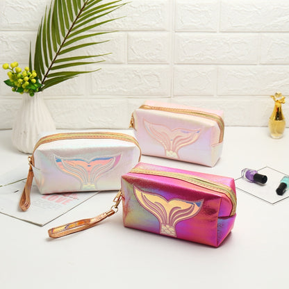 PU Laser Fishtail Portable Large Capacity Makeup Toiletries Bag(Symphony Color) - Storage Boxes by PMC Jewellery | Online Shopping South Africa | PMC Jewellery