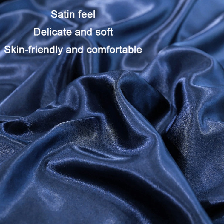 2 Pairs Ice Silk Pillowcase Home Textile Bedding, Size: 50x75cm(Black) - free shipping - PMC TechLife - Order now!