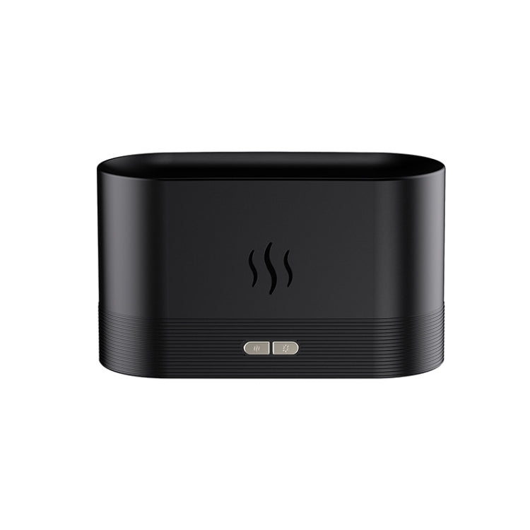 7 Color Flame Aromatherapy Machine Home Office Desk Air Humidifier(Black) - free shipping - PMC TechLife - Order now!