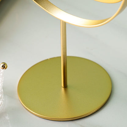 Desktop Makeup Mirror Simple Portable Mirror Rotating Dressing Mirror,Style: Gold High Model - Mirror by PMC Jewellery | Online Shopping South Africa | PMC Jewellery