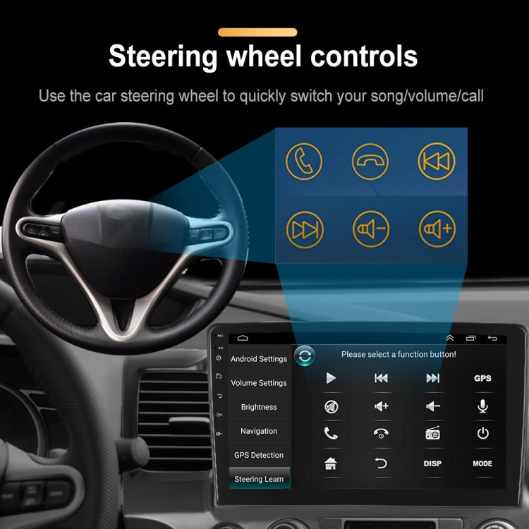 For Honda Civic 10.1 inch Android WiFi Navigation Machine, Style: Standard+12 Light Camera(2+32G) - Car MP3 & MP4 & MP5 by PMC TechLife | Online Shopping South Africa | PMC TechLife