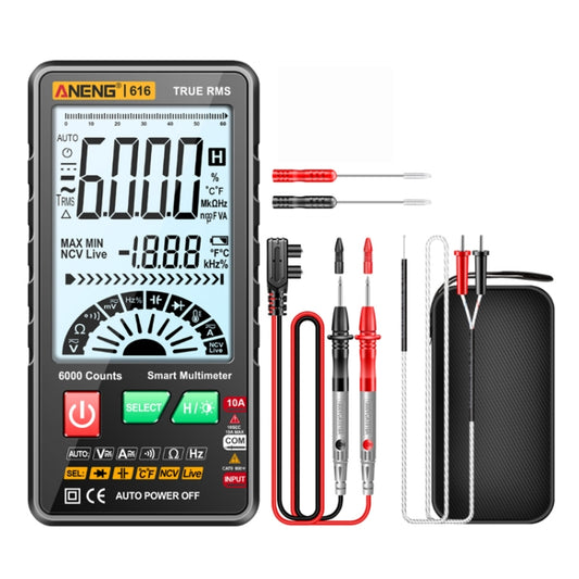 ANENG 616 Automatic High-precision Digital Display Capacitance Multimeter, Color: Black(Color Box) - Digital Multimeter by ANENG | Online Shopping South Africa | PMC Jewellery | Buy Now Pay Later Mobicred