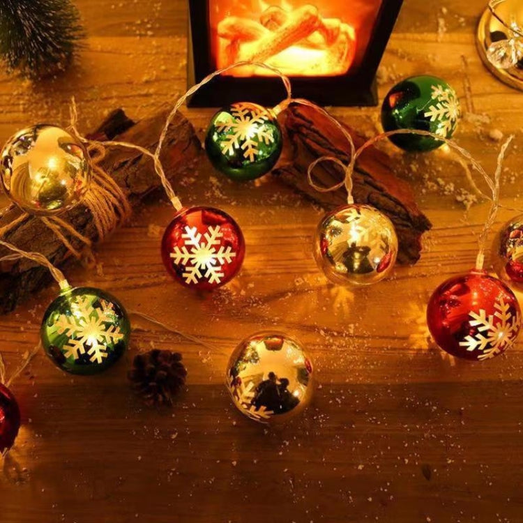 LED Christmas Decorative Ball Lights Scene Arrangement Lantern String, Spec: Battery Type 5m(Ball) - Holiday Lights by PMC Jewellery | Online Shopping South Africa | PMC Jewellery