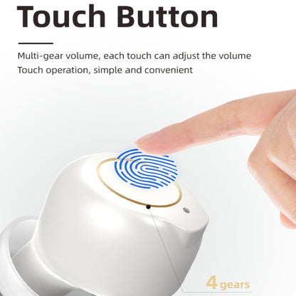GM-902 Wireless Magnetic Charging Bluetooth Hearing Aids Elderly Sound Amplifier(Skin-color+White) - Hearing Aids by PMC Jewellery | Online Shopping South Africa | PMC Jewellery