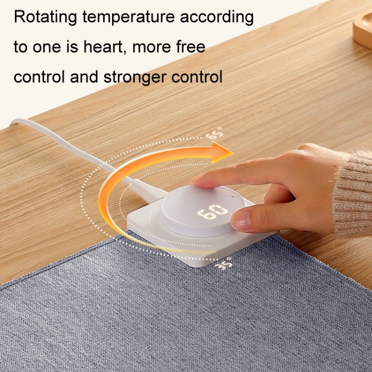 Joyroom JR-CY335 220V Smart Office Desktop Heating Thermostatic Mouse Pad, US Plug, Size: 80x32cm(Dark Gray) - Mouse Pads by Joyroom | Online Shopping South Africa | PMC Jewellery