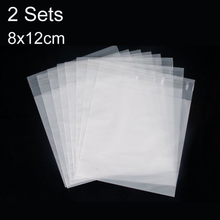 2 Sets CPE Matte Self -Sealed Bag Data Cable Phone Case Packaging Bag, Size: 8x12cm - free shipping - PMC TechLife - Order now!