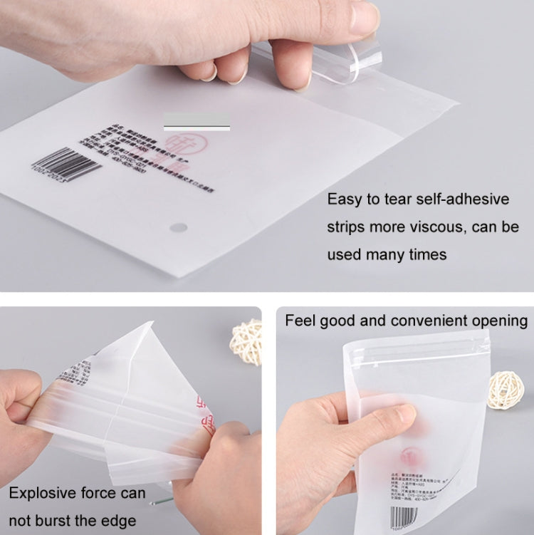 2 Sets CPE Matte Self -Sealed Bag Data Cable Phone Case Packaging Bag, Size: 8x12cm - free shipping - PMC TechLife - Order now!