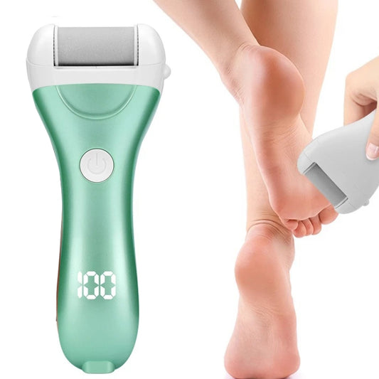 Electric Foot Grinder Digital Display USB Pedicure Peeling(Green) - Grinding Tools & Accessories by PMC Jewellery | Online Shopping South Africa | PMC Jewellery