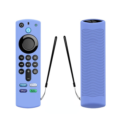 2 PCS Y27 For Alexa Voice Remote 3rd Gen Silicone Non-slip Protective Cover(Luminous Blue) - Remote Control Covers by PMC Jewellery | Online Shopping South Africa | PMC Jewellery