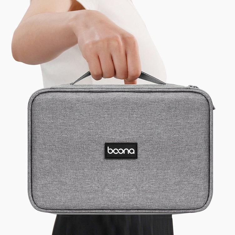 Baona Multifunctional Earphone Data Cable Digital Storage Bag, Spec: XL (Gray) - Digital Storage Bag by Baona | Online Shopping South Africa | PMC Jewellery | Buy Now Pay Later Mobicred