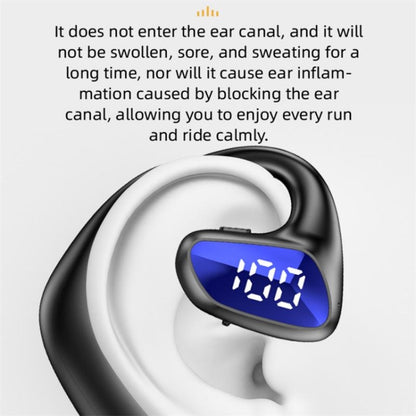 M-K8 Bluetooth Headset Ear Hanging Business Model Air Conduction Earphone(Blue) - Bluetooth Earphone by PMC Jewellery | Online Shopping South Africa | PMC Jewellery