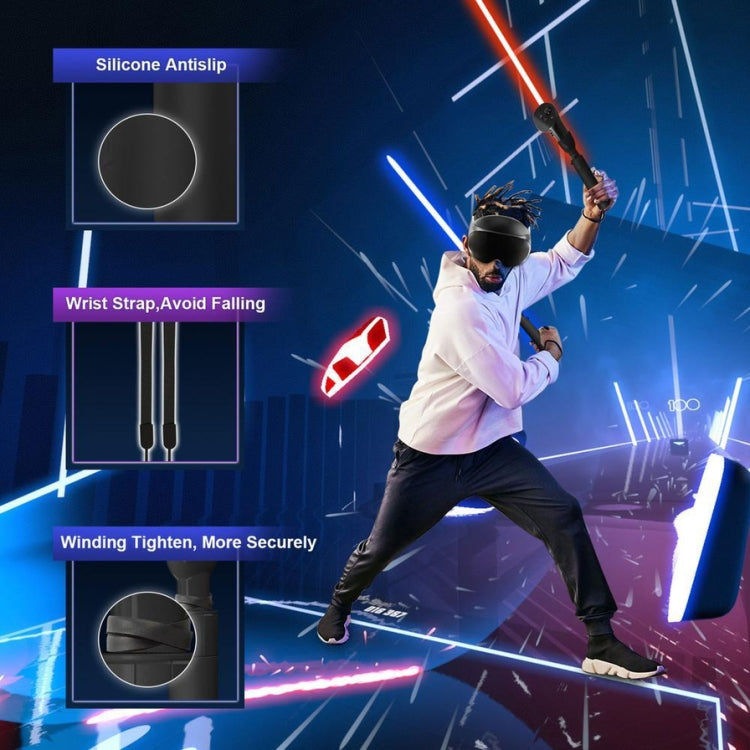 For Meta Quest Pro VR Glasses Golf Game Light Pole Handle Extended Rod(Black) - VR Accessories by PMC TechLife | Online Shopping South Africa | PMC TechLife