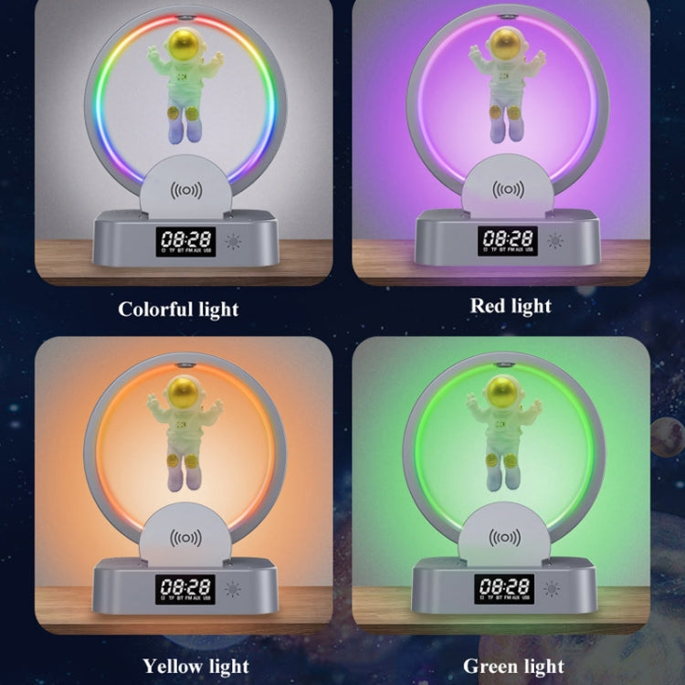 Y-558 Magnetic Levitation Astronaut TWS Bluetooth Speaker With RGB Light,Style: Golden Basic - Desktop Speaker by PMC TechLife | Online Shopping South Africa | PMC TechLife