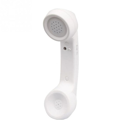 Bluetooth Wireless Connection Retro Microphone External Mobile Phone Handset(White) - Bluetooth Earphone by PMC Jewellery | Online Shopping South Africa | PMC Jewellery
