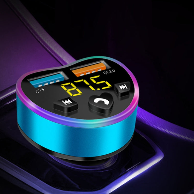 Car MP3 Bluetooth Player FM Transmitter Multifunctional Car Charger, Model: 4.8A Black - Bluetooth Car Kits by PMC TechLife | Online Shopping South Africa | PMC TechLife