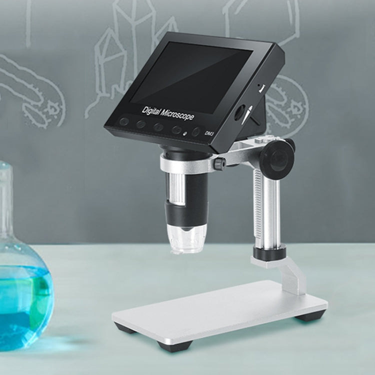 DM3 4.3-Inch Screen LED Light 1000X HD Portable Electronic Digital Microscope, Specification: Metal - Digital Microscope by PMC Jewellery | Online Shopping South Africa | PMC Jewellery | Buy Now Pay Later Mobicred