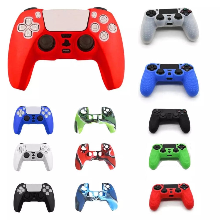 For PS5 Controller Silicone Case Protective Cover, Product color: Camouflage Green - Cases by PMC TechLife | Online Shopping South Africa | PMC TechLife