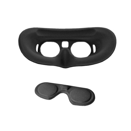 For DJI Goggles 2 Foam Padding Sponge Eye Pad Mask With Lens Cover Black - Other Accessories by PMC Jewellery | Online Shopping South Africa | PMC Jewellery