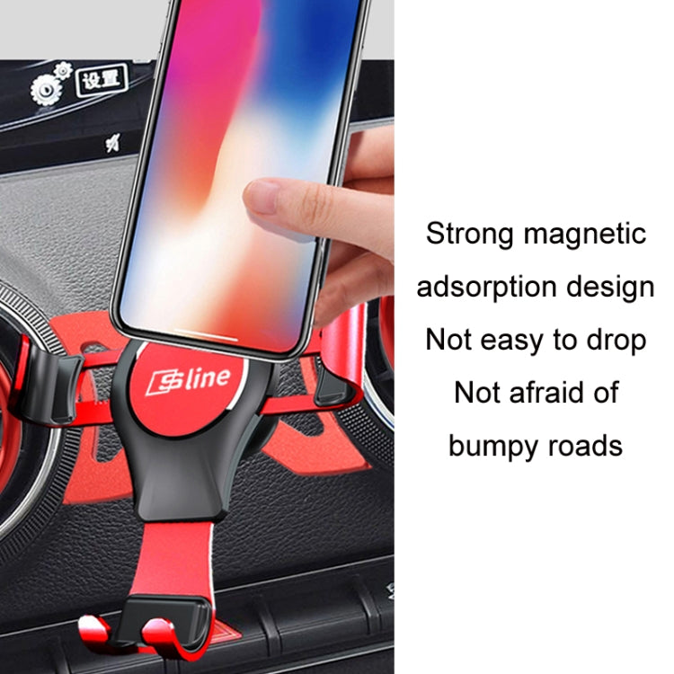 For Audi Car Strong Magnetic Phone Holder(Q2L Stand 1 Black) - Car Holders by PMC Jewellery | Online Shopping South Africa | PMC Jewellery