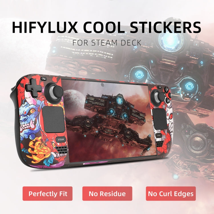 For Steam Deck Hifylux ST-SF12 Game Console Film Handheld Anti-scratch Protection Sticker(Aurora Red) - Accessories by PMC Jewellery | Online Shopping South Africa | PMC Jewellery