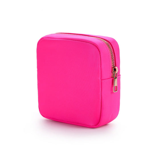 MS-350 Candy Color Nylon Waterproof Cosmetic Storage Bag(Rose Red) - Storage Boxes by PMC Jewellery | Online Shopping South Africa | PMC Jewellery