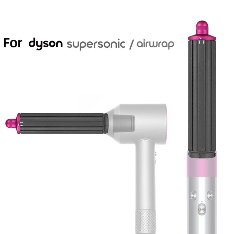 For Dyson Airwrap Hair Dryer HS01 / HS05 / HD08 18.6 x 4cm Upgraded Long Curling Barrels Nozzle With Short Adapter Rose Red - Dyson Accessories by PMC Jewellery | Online Shopping South Africa | PMC Jewellery