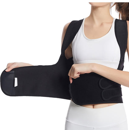 MK-098  Back Posture Corrector Back Support Fixation Correction Belt, Size: S(Black) - Corrector by PMC Jewellery | Online Shopping South Africa | PMC Jewellery