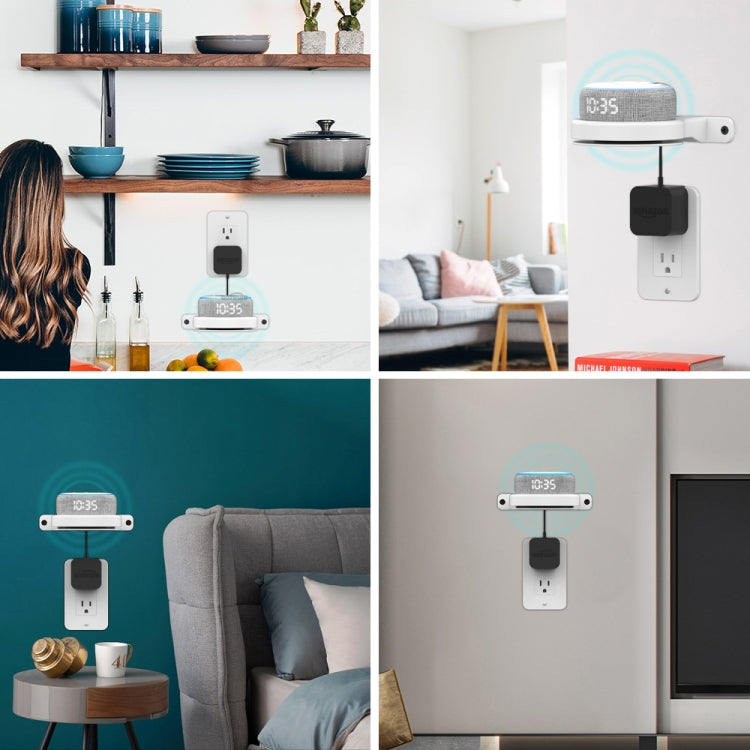 For Apple HomePod Mini AhaStyle DD96 Stand Wall Storage Stand(Black) - Speaker Bracket by AhaStyle | Online Shopping South Africa | PMC TechLife | Buy Now Pay Later Mobicred