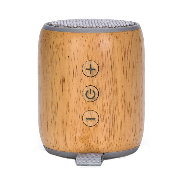 BT811 Mini Wooden Wireless Bluetooth Speaker Support TF Card & 3.5mm AUX(Silver Gray) - Mini Speaker by PMC TechLife | Online Shopping South Africa | PMC TechLife