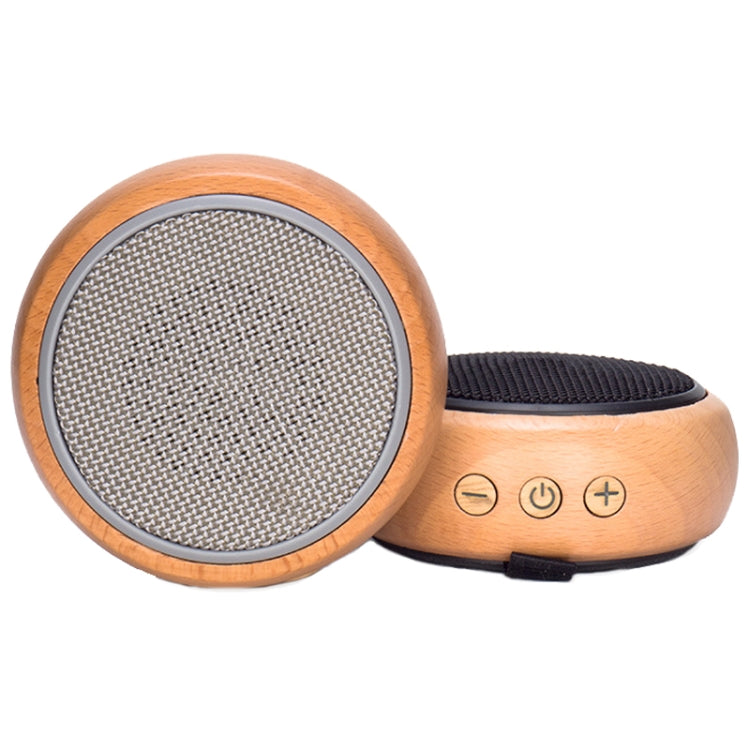 BT810 Small Outdoor Portable Wooden Bluetooth Speaker Support TF Card & 3.5mm AUX(Black) - Mini Speaker by PMC Jewellery | Online Shopping South Africa | PMC Jewellery