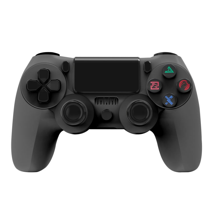 For PS4 Wireless Bluetooth Game Controller With Light Strip Dual Vibration Game Handle(Black) - Gamepads by PMC Jewellery | Online Shopping South Africa | PMC Jewellery