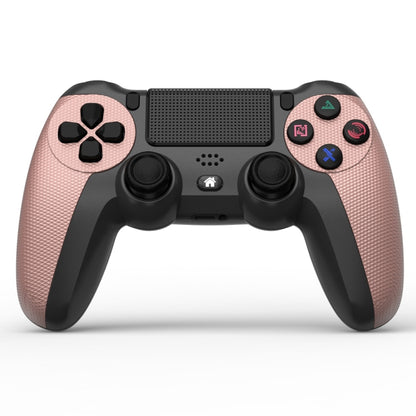 KM048 For PS4 Bluetooth Wireless Gamepad Controller 4.0 With Light Bar(Rose Pink) - Gamepads by PMC Jewellery | Online Shopping South Africa | PMC Jewellery