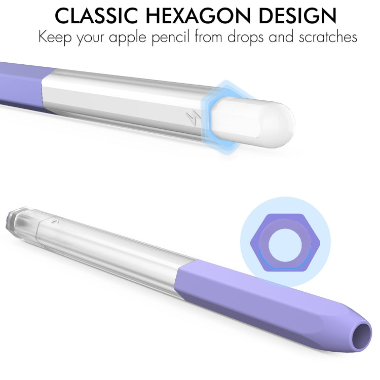 For Apple Pencil 2 AhaStyle PT-LC05 Jelly Style Translucent Silicone Protective Pen Case(Mint) - Pencil Accessories by AhaStyle | Online Shopping South Africa | PMC Jewellery